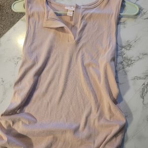 Maternity Long Rose Gold Tank